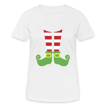 WEIHNACHTEN ELFENBEINE - Frauen T-Shirt atmungsaktiv - Weiß - Vorne - AI Model Female 172 dark (172cm)