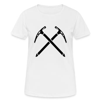 Climber - Women's Breathable T-Shirt - white - Front - AI Model Female 172 dark (172cm)