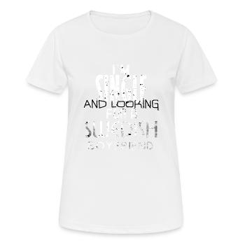 Schweden - Frauen T-Shirt atmungsaktiv - Weiß - Vorne - AI Model Female 172 dark (172cm)