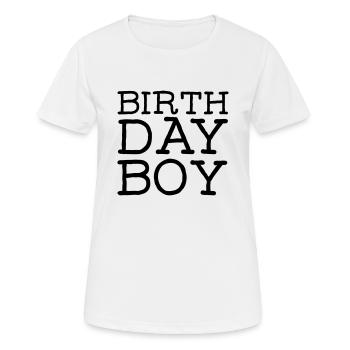 Birthday Boy - Women's Breathable T-Shirt - white - Front - AI Model Female 172 dark (172cm)