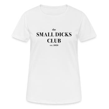 The Small Dicks Club 2020 Mariage de célibataires - T-shirt respirant Femme - blanc - Devant - AI Model Female 172 dark (172cm)