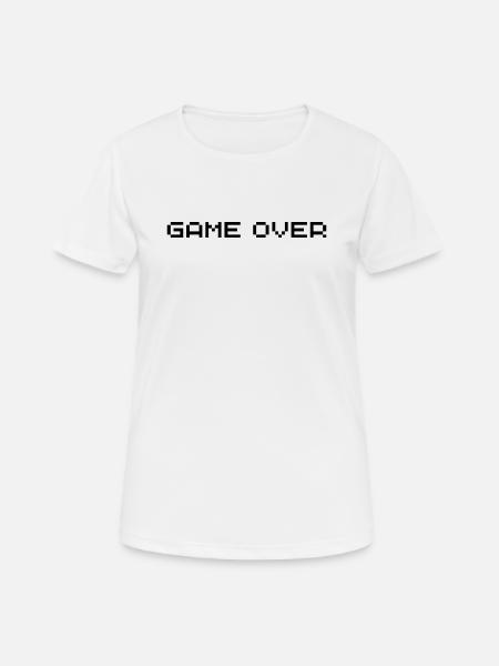 game over - Women's Breathable T-Shirt - white