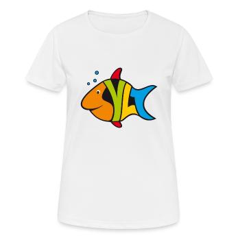 Sylt 3 - T-shirt respirant Femme - blanc - Devant - AI Model Female 172 dark (172cm)