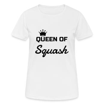 Squash Sport Game Match Champion Victory - Frauen T-Shirt atmungsaktiv - Weiß - Vorne - AI Model Female 172 dark (172cm)