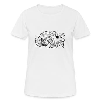 toad - Women's Breathable T-Shirt - white - Front - AI Model Female 172 dark (172cm)