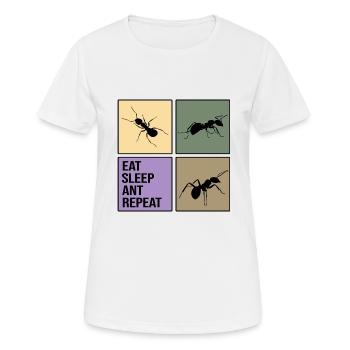 Ant colony of ants ant state - Women's Breathable T-Shirt - white - Front - AI Model Female 172 dark (172cm)