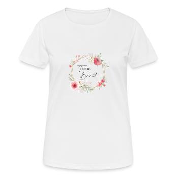 Team bride - Women's Breathable T-Shirt - white - Front - AI Model Female 172 dark (172cm)