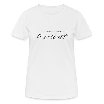Island Lust Vacances Wanderlust Vacances Mer Plage Voyage - T-shirt respirant Femme - blanc - Devant - AI Model Female 172 dark (172cm)