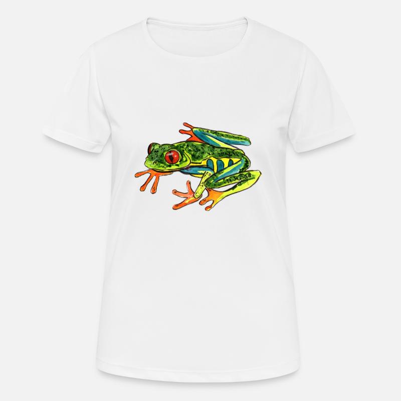 Frog - Women's Breathable T-Shirt - white