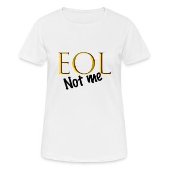 EOL - Frauen T-Shirt atmungsaktiv - Weiß - Vorne - AI Model Female 172 dark (172cm)