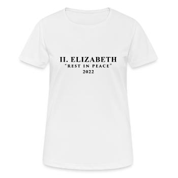 II Elizabeth repose en paix - T-shirt respirant Femme - blanc - Devant - AI Model Female 172 dark (172cm)