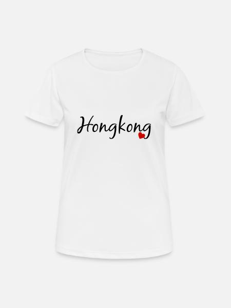 Hong Kong - T-shirt respirant Femme - blanc