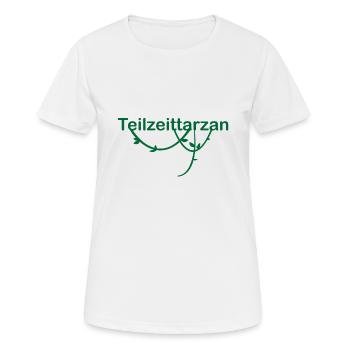 Part-time resin with liana - Women's Breathable T-Shirt - white - Front - AI Model Female 172 dark (172cm)