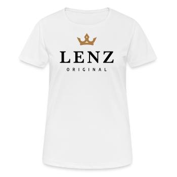 Source - T-shirt respirant Femme - blanc - Devant - AI Model Female 172 dark (172cm)