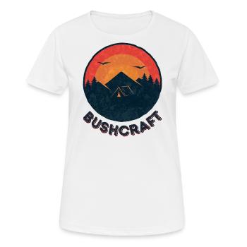 Survie en bushcraft - T-shirt respirant Femme - blanc - Devant - AI Model Female 172 dark (172cm)