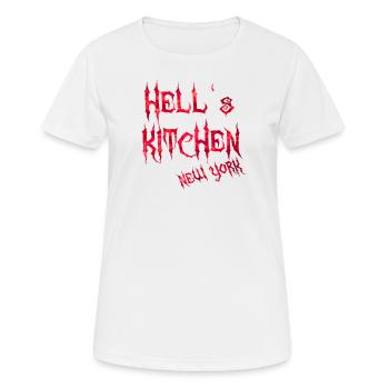 Hell's Kitchen - Frauen T-Shirt atmungsaktiv - Weiß - Vorne - AI Model Female 172 dark (172cm)