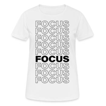 Focus - Women's Breathable T-Shirt - white - Front - AI Model Female 172 dark (172cm)