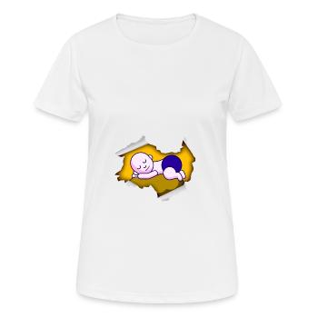 Baby - Women's Breathable T-Shirt - white - Front - AI Model Female 172 dark (172cm)