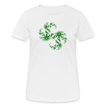 2 Julia Fractals - Women's Breathable T-Shirt - white - Front - AI Model Female 172 dark (172cm)