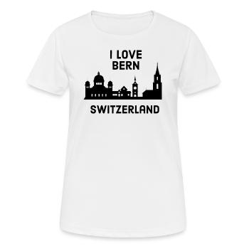 Bern - Women's Breathable T-Shirt - white - Front - AI Model Female 172 dark (172cm)