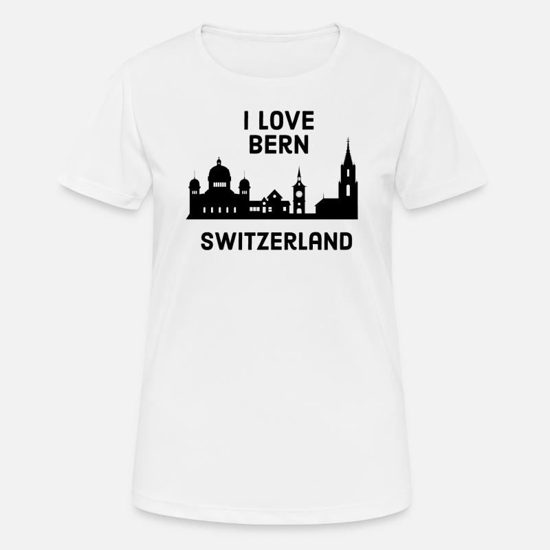 Bern - Women's Breathable T-Shirt - white