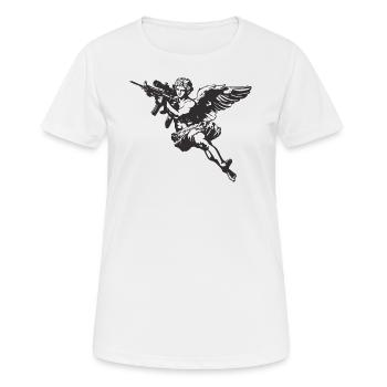 Riffle Angle - Women's Breathable T-Shirt - white - Front - AI Model Female 172 dark (172cm)