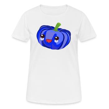 Citrouille sensibilisation à l'autisme, halloween - T-shirt respirant Femme - blanc - Devant - AI Model Female 172 dark (172cm)
