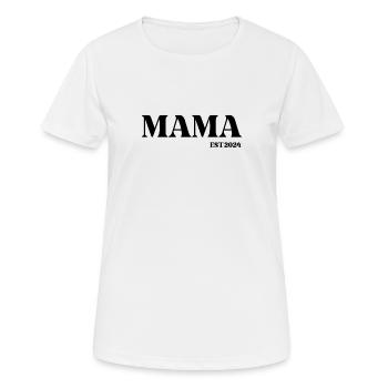 Beste Mama 2024 - Frauen T-Shirt atmungsaktiv - Weiß - Vorne - AI Model Female 172 dark (172cm)