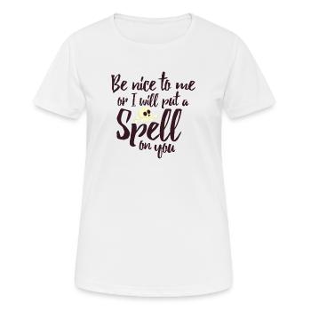 Os crâne crâne os halloween cadeau - T-shirt respirant Femme - blanc - Devant - AI Model Female 172 dark (172cm)