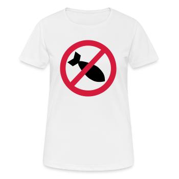 bomb - Women's Breathable T-Shirt - white - Front - AI Model Female 172 dark (172cm)
