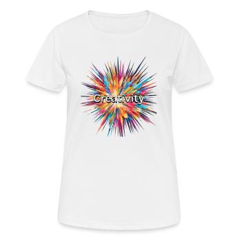 Créativité illimitée - Art - ApriNoeScor - T-shirt respirant Femme - blanc - Devant - AI Model Female 172 dark (172cm)