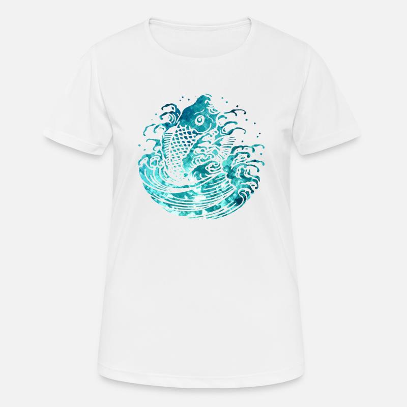 fish - Women's Breathable T-Shirt - white