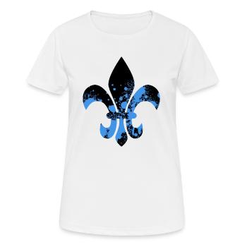 Blume der Lilien - Frauen T-Shirt atmungsaktiv - Weiß - Vorne - AI Model Female 172 dark (172cm)