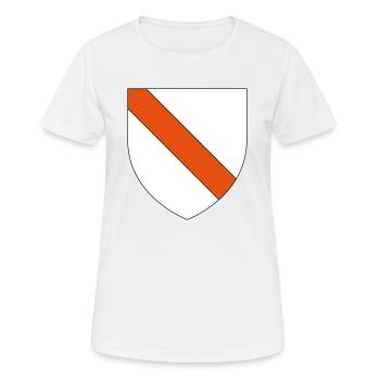 Strasbourg coat of arms - Women's Breathable T-Shirt - white - Front - AI Model Female 172 dark (172cm)