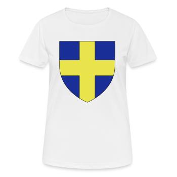 StadtwappenToulon Var - Frauen T-Shirt atmungsaktiv - Weiß - Vorne - AI Model Female 172 dark (172cm)