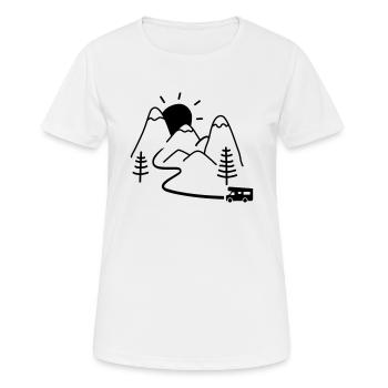 Camper - Women's Breathable T-Shirt - white - Front - AI Model Female 172 dark (172cm)
