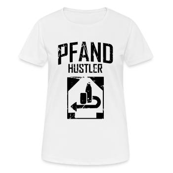 Pledge Hustler - Women's Breathable T-Shirt - white - Front - AI Model Female 172 dark (172cm)