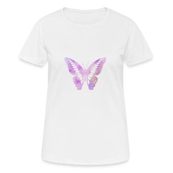 Schmetterling Butterflies - Frauen T-Shirt atmungsaktiv - Weiß - Vorne - AI Model Female 172 dark (172cm)