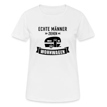 Caravanes - T-shirt respirant Femme - blanc - Devant - AI Model Female 172 dark (172cm)