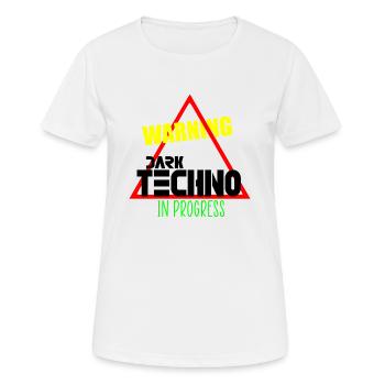 Dark techno in progress - Women's Breathable T-Shirt - white - Front - AI Model Female 172 dark (172cm)
