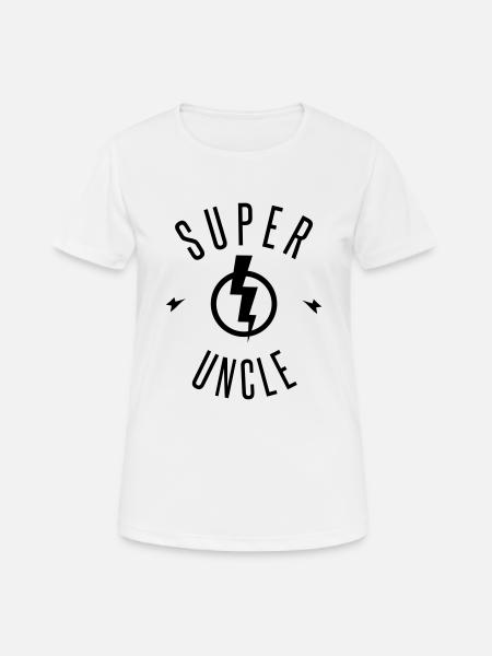SUPER UNCLE - Women's Breathable T-Shirt - white
