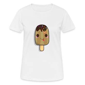 Gâteries estivales - T-shirt respirant Femme - blanc - Devant - AI Model Female 172 dark (172cm)