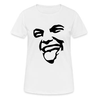 Face - Women's Breathable T-Shirt - white - Front - AI Model Female 172 dark (172cm)