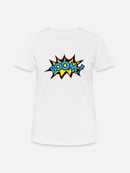 Boom! - Women's Breathable T-Shirt - white