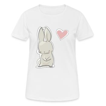 hare - Women's Breathable T-Shirt - white - Front - AI Model Female 172 dark (172cm)