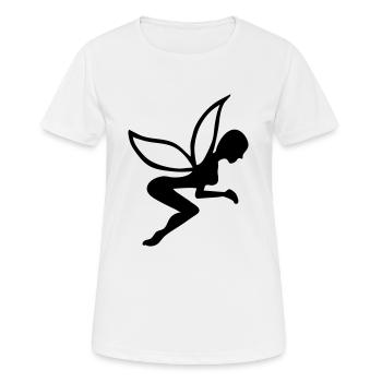 fairy tales tail fable girl fly - Women's Breathable T-Shirt - white - Front - AI Model Female 172 dark (172cm)