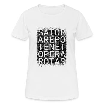 Sator Square - Women's Breathable T-Shirt - white - Front - AI Model Female 172 dark (172cm)