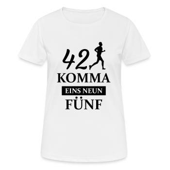Fußball Soccer - Frauen T-Shirt atmungsaktiv - Weiß - Vorne - AI Model Female 172 dark (172cm)
