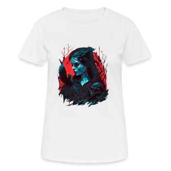 Dark girl - Women's Breathable T-Shirt - white - Front - AI Model Female 172 dark (172cm)