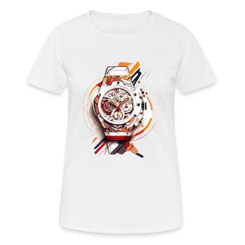 Watch collectors love old chronographs as watches - Women's Breathable T-Shirt - white - Front - AI Model Female 172 dark (172cm)